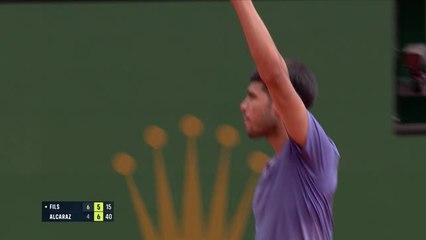 Monte-Carlo - Fils frôle l'exploit face à Alcaraz