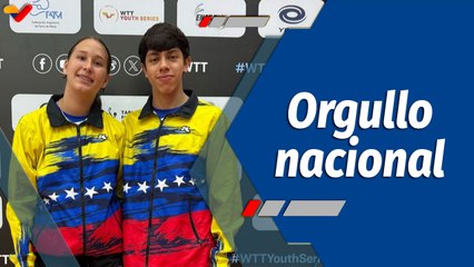 Deportes VTV | Venezuela obtiene subcampeonato de tenis de mesa en el WTT Youth Contender Metz 2025