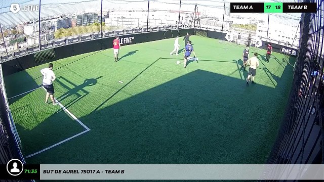 But de Aurel 75017 A - Team B