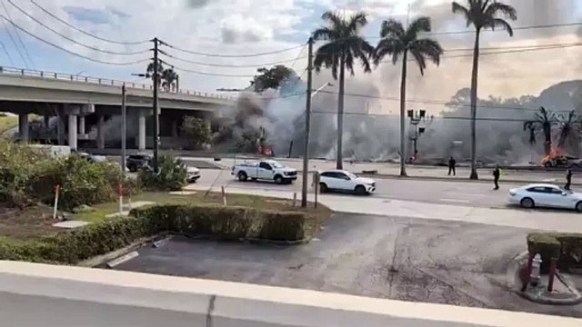 Avião de pequeno porte cai na Florida. Três pessoas seguiam a bordo