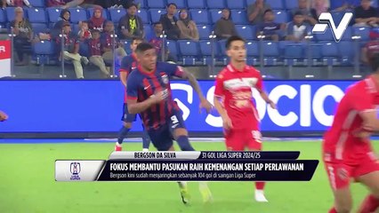 Bergson hampiri rekod Indra sebagai penjaring terbanyak di Liga Malaysia kini dengan 104 gol