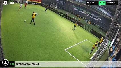 But de Sayon - Team A