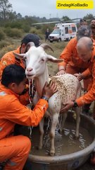 Goat Attacked by Bees🐐😯Rescue Mission Begins