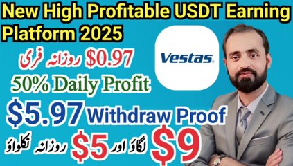 Join To Get $1.68 USDT Free For Every Day | New High Profitable USDT Income | VESTASVIP BOT REVIEW