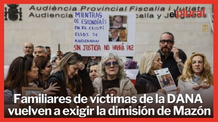 Familiares de víctimas de la DANA piden justicia tras las declaraciones "denigrantes" de Pradas