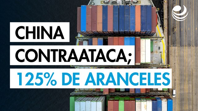 China contraataca y eleva al 125% los aranceles a los productos de Estados Unidos