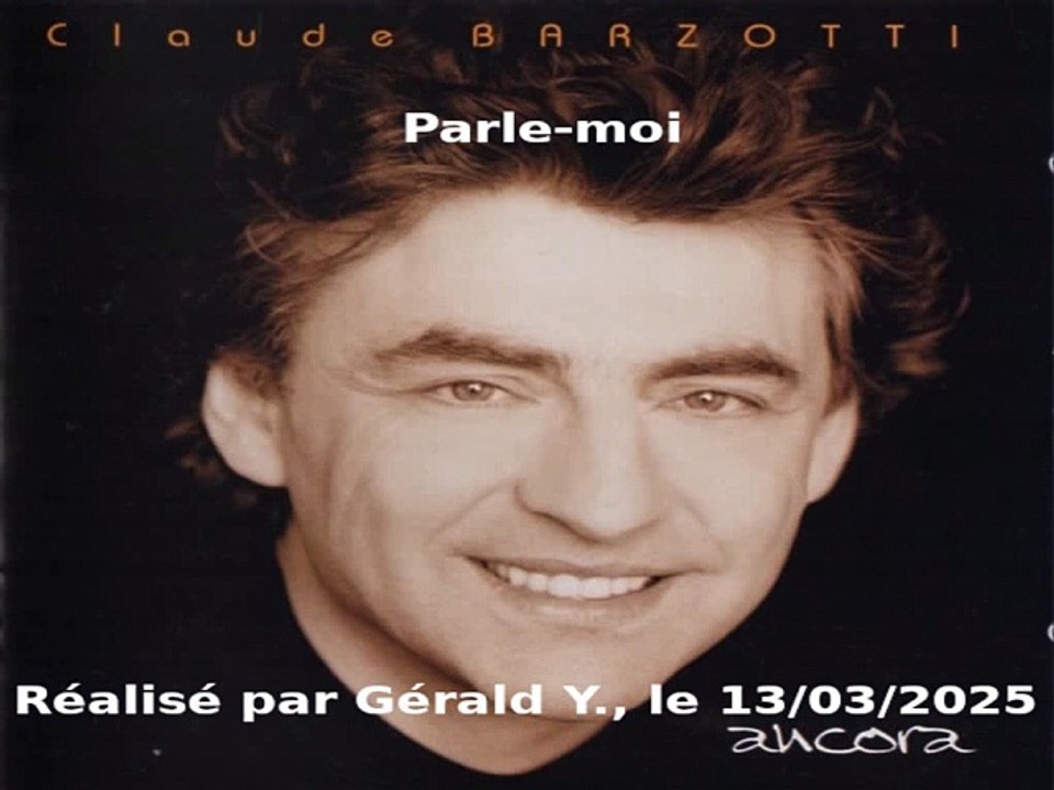 Claude Barzotti_Parle-moi (2003)karaoké