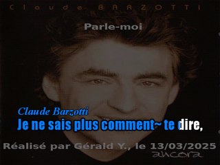 Claude Barzotti_Parle-moi (2003)