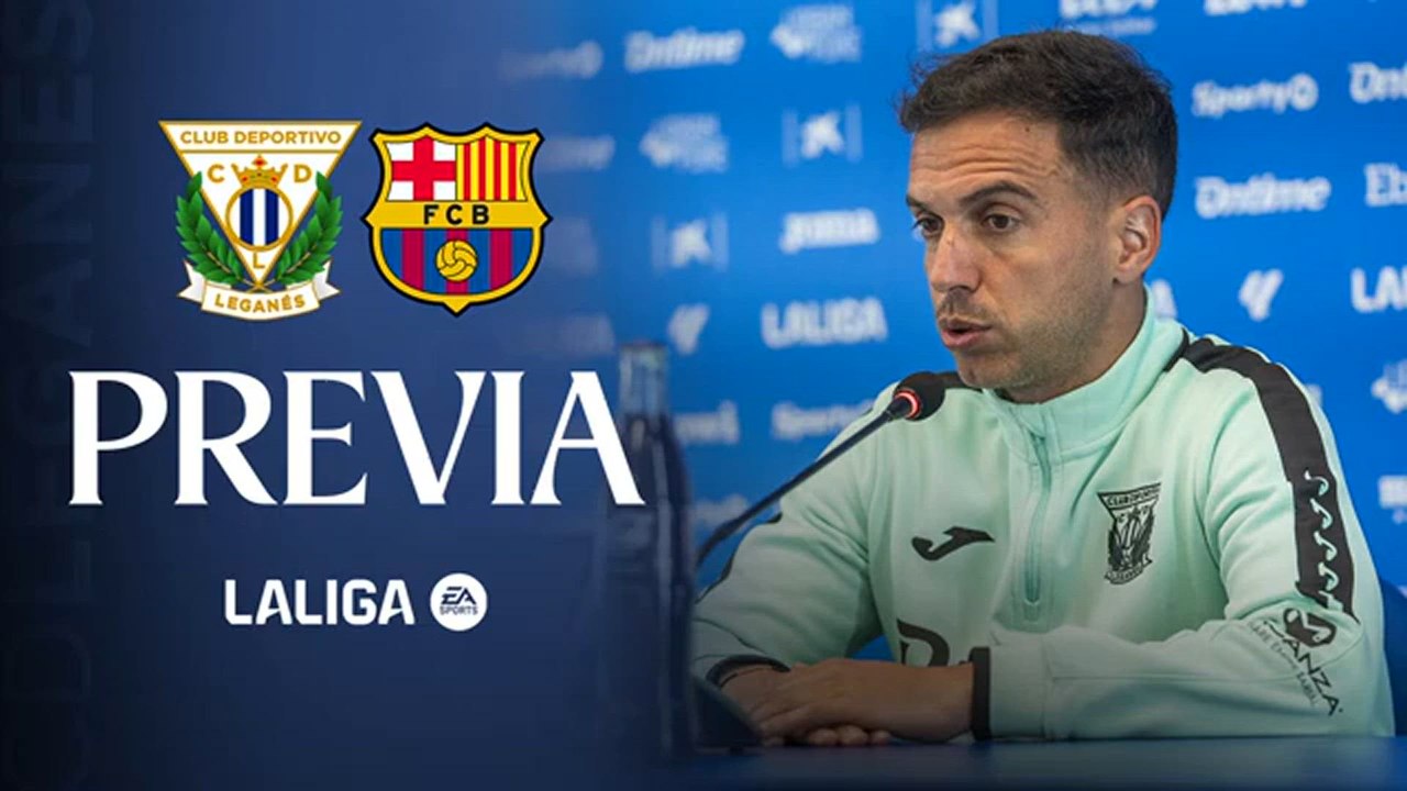 Rueda de prensa de Borja Jiménez previa al Leganés vs Barcelona