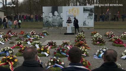 Rede der deutsch-ukrainischen Publizistin und Politikerin Marina Weisband im Rahmen der Gedenkveranstaltung zum 80. Jahrestag der Befreiung von Buchenwald und Mittelbau-Dora