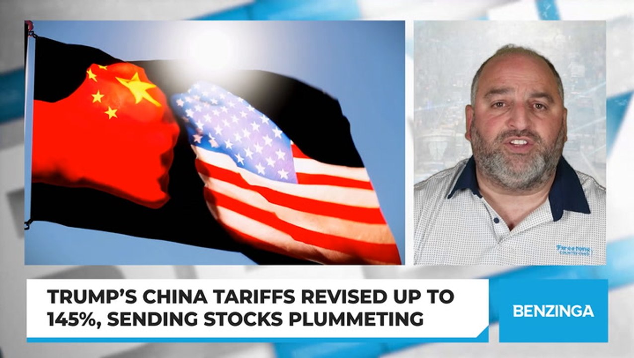 Trump’s China Tariffs Revised Up To 145%, Sending Stocks Plummeting