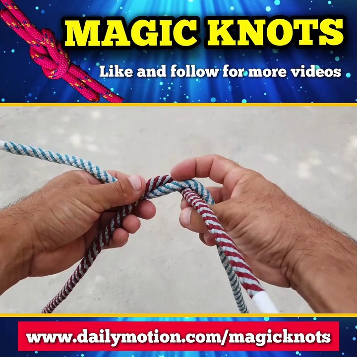 How to tie simple and easy knots in everyday life | Magic Knots - video ...