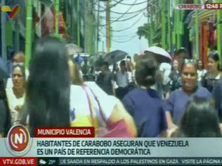 Carabobo | Ciudadanos afirman que Venezuela destaca por sus procesos participativos y democráticos