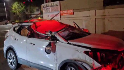 전주 팔복동 교차로서 택시-SUV 충돌...1명 부상 / YTN