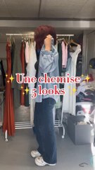 Tu savais qu’avec une chemise on pouvait faire 5 looks incroyables ? 😱