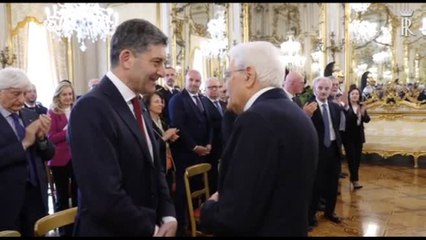 Mattarella riceve il capo della Polizia per il 173esimo anniversario