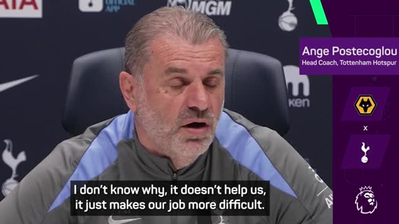 Postecoglou claims Spurs have a 'leak' inside the club