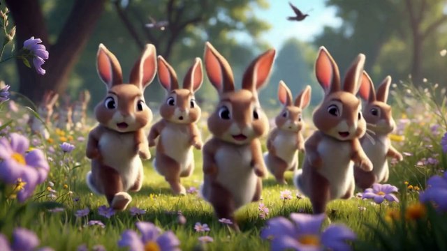 EASTER SONG | HIP HOP BUNNIES AND CHICKS #nurseryrhymes #kidssongs #easter #bunny #chicken