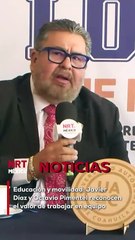 El alcalde de Saltillo, Javier Díaz, recibió el reconocimiento del rector de la UAdeC, Octavio Pimentel, por la iniciativa de transporte gratuito que beneficiará a miles de universitarios. Un trabajo conjunto a favor de la educación.