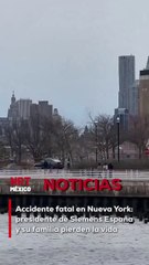 Agustín Escobar, presidente de Siemens España, falleció junto a su esposa, tres hijos y el piloto, al desplomarse el helicóptero en el que viajaban sobre el río Hudson.