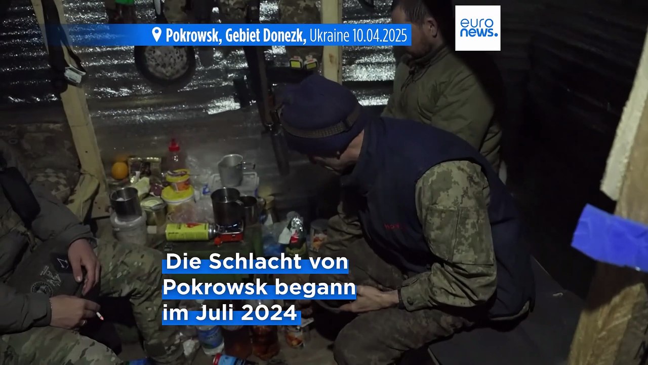 Tag 1.143: Ukrainische Soldaten melden Fortschritte in der Schlacht um Pokrowsk