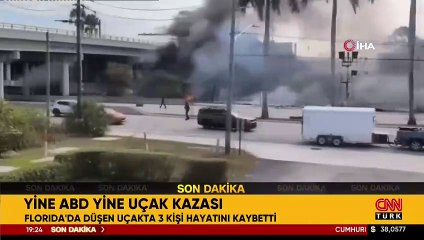 ABD'de bir uçak kazası daha: Havalandıktan 20 dakika sonra düştü