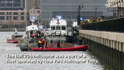 Helicopter crash over Hudson River kills all 6 passengers on board