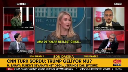 Trump Türkiye'ye gelecek mi? Beyaz Saray Sözcüsü Leavitt'ten açıklama