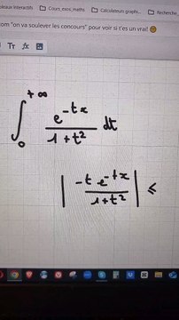 Convergence dominée : trouver à coup sûr la meilleur majorant.#integrales #convergence #prepa