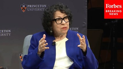 Supreme Court Justice Sonia Sotomayor Attends Princeton University Student Assembly