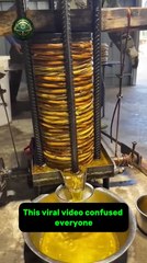 Chinese Traditional Technique to extract Oil #shorts