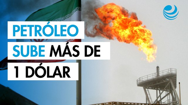Petróleo sube más de 1 dólar ante posibles restricciones de Trump al crudo de Irán
