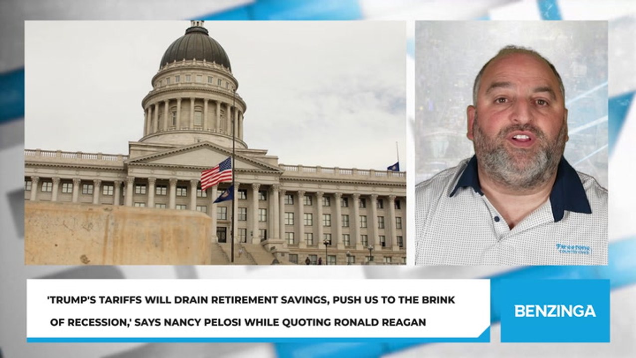 'Trump's Tariffs Will Drain Retirement Savings, Push Us To The Brink Of Recession,' Says Nancy Pelosi While Quoting Ronald Reagan