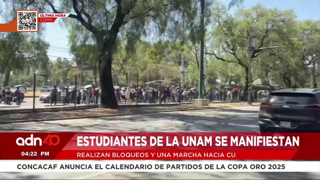 🚨¡Última Hora! Estudiantes de la UNAM se manifiestan en Avenida Insurgentes y Avenida Copilco