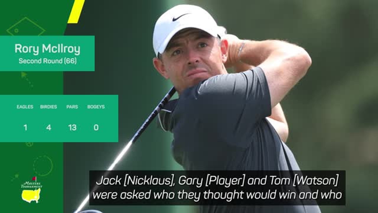 McIlroy proud of attitude as 66 puts him back in Masters contention