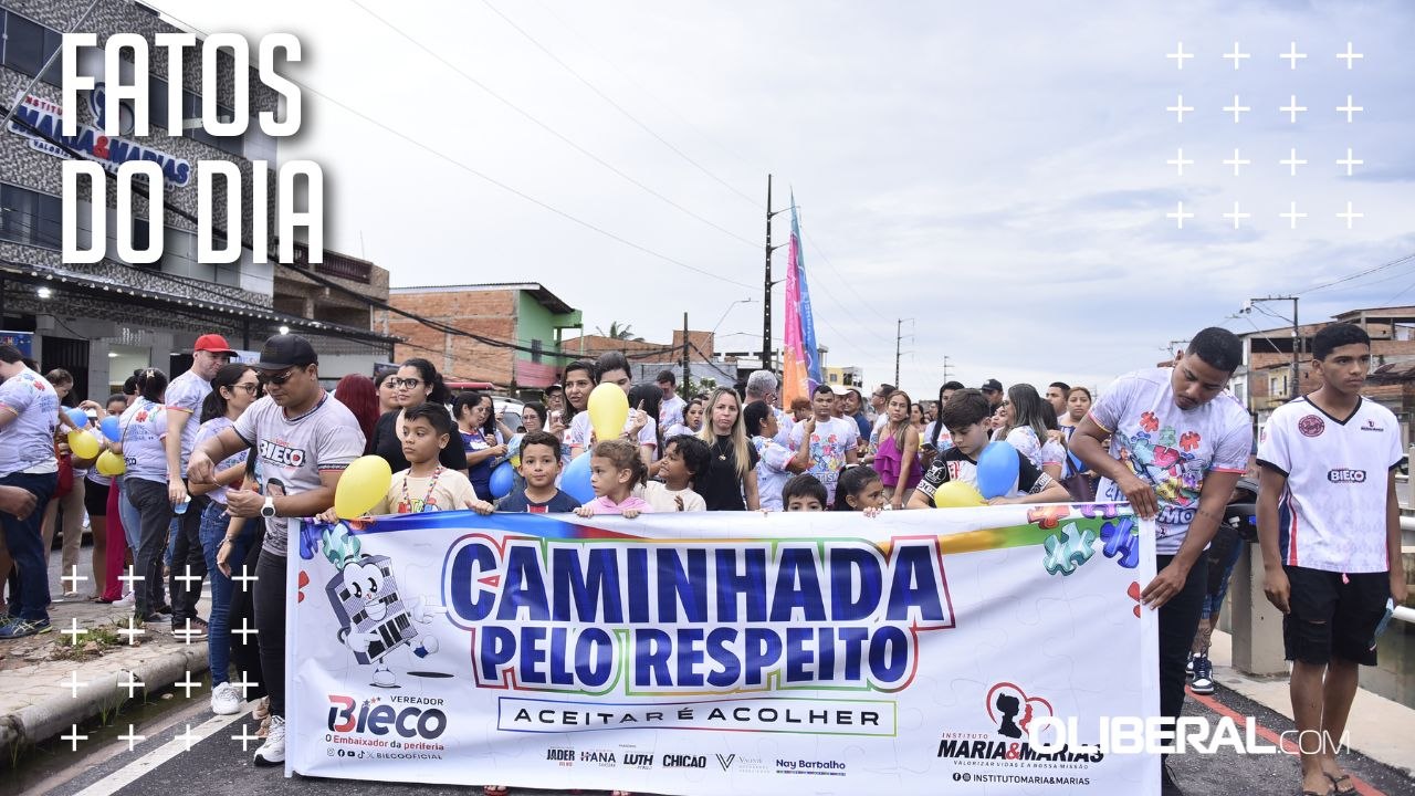 Caminhada sobre autismo leva moradores do Guamá para as ruas
