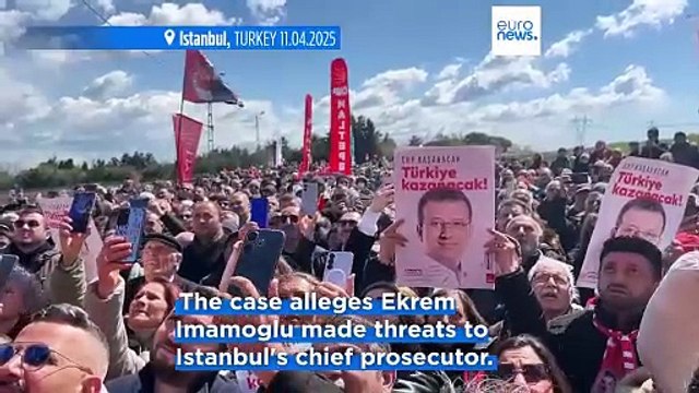 Jailed Istanbul mayor İmamoğlu appears in court on public prosecutor threat charges