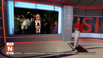 Protesta en contra de la detención de Jorge Valda