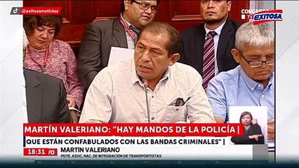 Dirigente transportista acusa a mandos de la Policía de confabular con bandas criminales