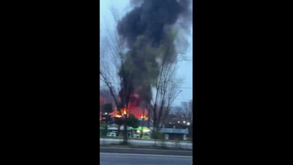 서울 은평재활용센터 화재...작업자 6명 자력 대피 / YTN