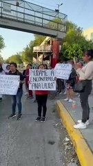 Protesta en Vía José López Portillo