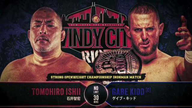 Gabe Kidd vs Tomohiro Ishii - NJPW STRONG Openweight Championship Ironman Match: Windy City Riot 2025 (4/11/2025)