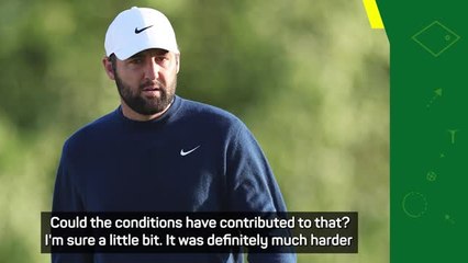 Scheffler 'not as sharp' but stays in Masters contention