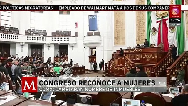 Cambiarán nombres de inmuebles en honor a mujeres en la Ciudad de México