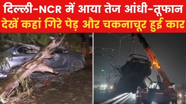 Delhi Thunderstorm: दिल्ली-NCR में तेज आंधी का कहर, मधु विहार में दीवार गिरने से एक शख्स की मौत