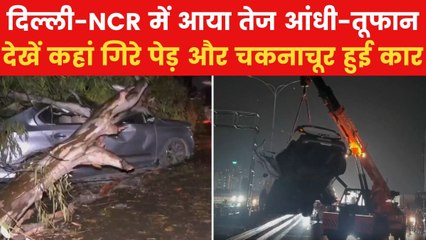 Delhi Thunderstorm: दिल्ली-NCR में तेज आंधी का कहर, मधु विहार में दीवार गिरने से एक शख्स की मौत