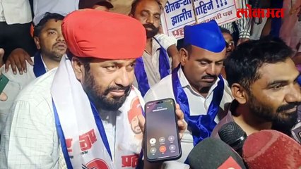 बच्चू कडूंचं आंदोलन कृषी मंत्र्यांचे निवासस्थानी कृषिमंत्री बच्चू कडू
