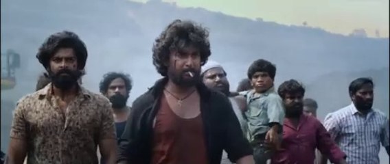 nani ORG print action,drama, Dasara,south hindi dubbed movie