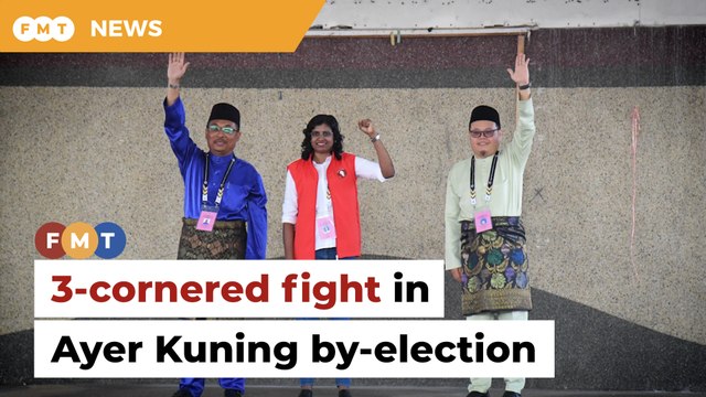 3-cornered fight in Ayer Kuning by-election