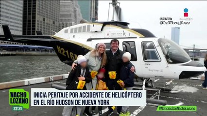 Analizan los restos de la aeronave que se cayó en el Río Hudson